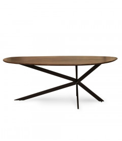 Table Repas Nina Noire 200x100cm