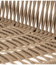 Fauteuil Moda Beige/Blanc Fauteuil Moda Beige/Blanc