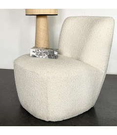 Fauteuil Eve Doudou bouclette naturel Fauteuil Eve Doudou bouclette naturel