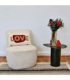 Fauteuil Love Doudou Imitation Fourrure