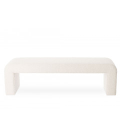 Banc Lhassa Blanc Bouclette