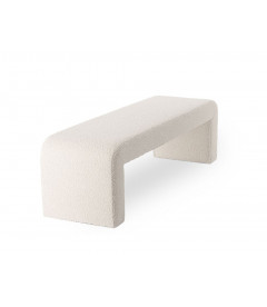 Banc Lhassa Blanc Bouclette