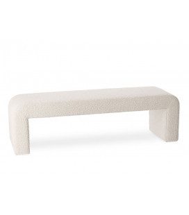 Banc Lhassa Blanc Bouclette