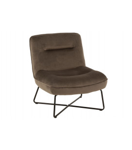 Fauteuil Lounge Gris Fonce