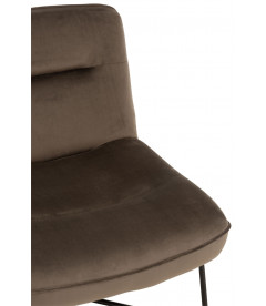 Fauteuil Lounge Gris Fonce