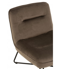 Fauteuil Lounge Gris Fonce