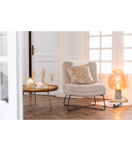 Fauteuil Lounge Blanc