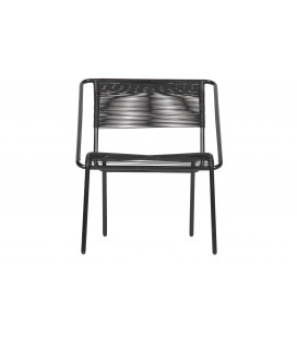 Lot de 4 Fauteuils Feu Follet Noir