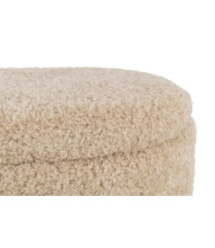 Pouf Rangement Teddy Beige Pouf Rangement Teddy Beige