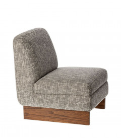 Fauteuil Oslo Gris Chiné Fauteuil Oslo Gris Chiné