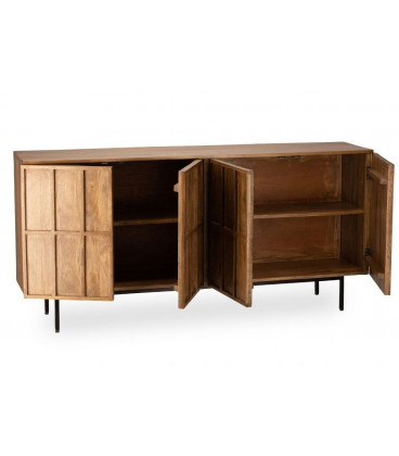 Buffet Ventura Bois Naturel 4 Portes