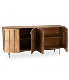 Buffet Ventura Bois Naturel 4 Portes