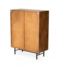 Meuble Bar Ojika 4 Portes Bois Naturel