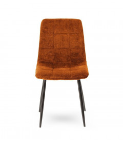 Chaise Manta Cognac Velours Chenillé Chaise Manta Cognac Velours Chenillé