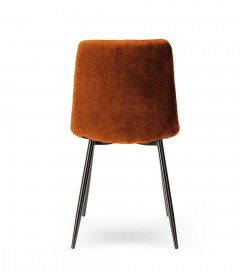 Chaise Manta Cognac Velours Chenillé Chaise Manta Cognac Velours Chenillé