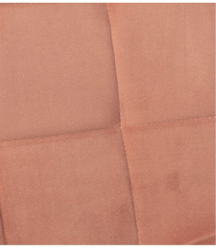 Chaise Manta Rose Poudré Velours Ras Chaise Manta Rose Poudré Velours Ras