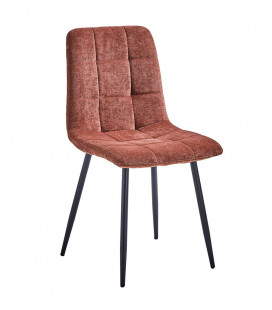 Chaise Manta Brun Chenillé 