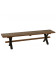 Banc Vieilli Bois Marron