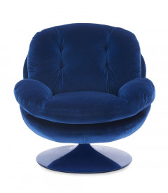 Fauteuil Pivotant Memento Uni Bleu