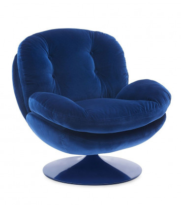 Fauteuil Pivotant Memento Uni Bleu