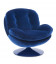 Fauteuil Pivotant Memento Uni Bleu
