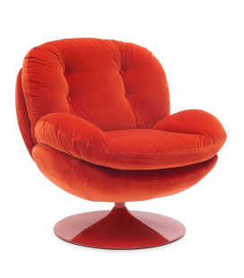 Fauteuil Pivotant Memento Uni Rouge