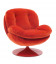 Fauteuil Pivotant Memento Uni Rouge