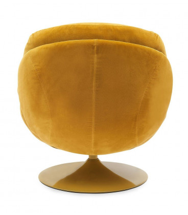 Fauteuil Pivotant Memento Uni Moutarde