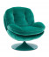 Fauteuil Pivotant Memento Uni Vert