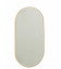 Miroir Ovale Metal Doré 100x50cm