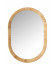 Miroir Ovale Rotin Naturel 86x60cm