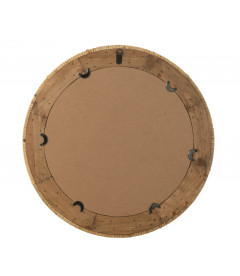 Miroir Rond Rotin Naturel D51cm