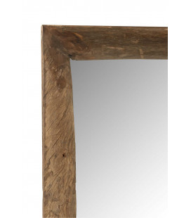 Miroir Rond Rotin Naturel D51cm