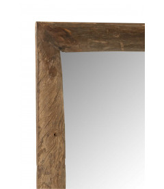 Miroir Rond Rotin Naturel D51cm