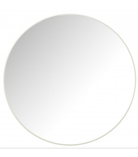 Miroir Oval Metal Blanc 100cm