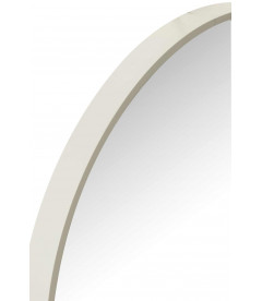 Miroir Oval Metal Blanc 100cm