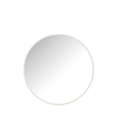 Miroir Rond Metal Blanc D40cm