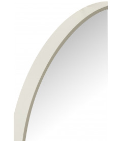 Miroir Rond Metal Blanc D40cm