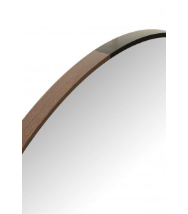 Miroir Rond Cadre Bicolore 90cm