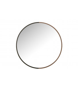 Miroir Rond Cadre Bicolore 40cm