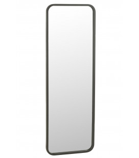 Miroir Rectangulaire Noir Mat 120cm