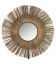 Miroir Mendi Rond Herbes Naturel 110cm