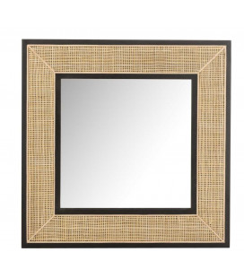 Miroir Molly Bois Exotique/Rotin 80cm