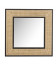 Miroir Molly Bois Exotique/Rotin 80cm