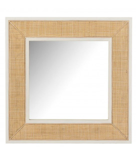 Miroir Molly Bois Exotique/Rotin 80cm