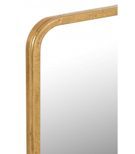 Miroir Mona Rectangulaire Metal Doré 119cm