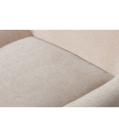 Fauteuil Stach Pivotant Beige Fauteuil Stach Pivotant Beige