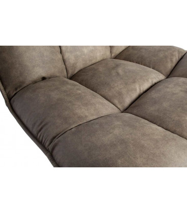 Fauteuil Pivotant Jouke Cuir Artificiel Kaki