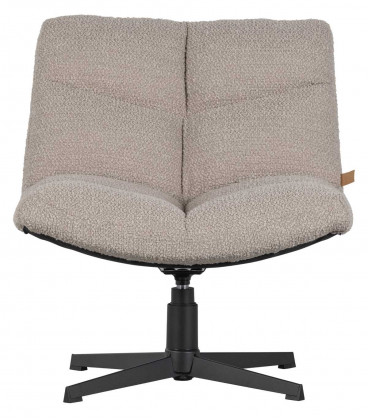 Fauteuil Pivotant Vinny Bouclé Sable