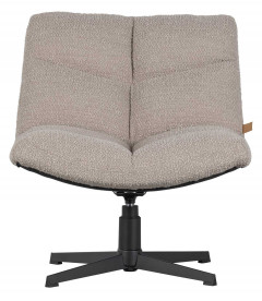 Fauteuil Pivotant Vinny Bouclé Sable Fauteuil Pivotant Vinny Bouclé Sable